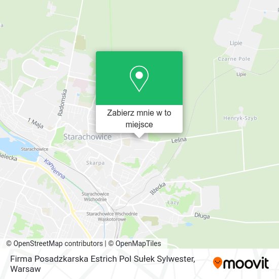 Mapa Firma Posadzkarska Estrich Pol Sułek Sylwester