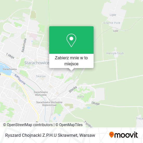 Mapa Ryszard Chojnacki Z.P.H.U Skrawmet