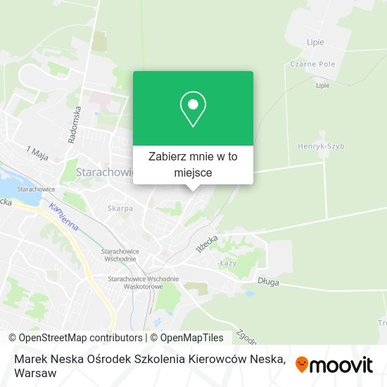 Mapa Marek Neska Ośrodek Szkolenia Kierowców Neska