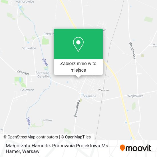 Mapa Małgorzata Hamerlik Pracownia Projektowa Ms Hamer