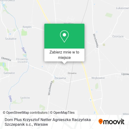 Mapa Dom Plus Krzysztof Netter Agnieszka Raczyńska Szczepanik s.c.