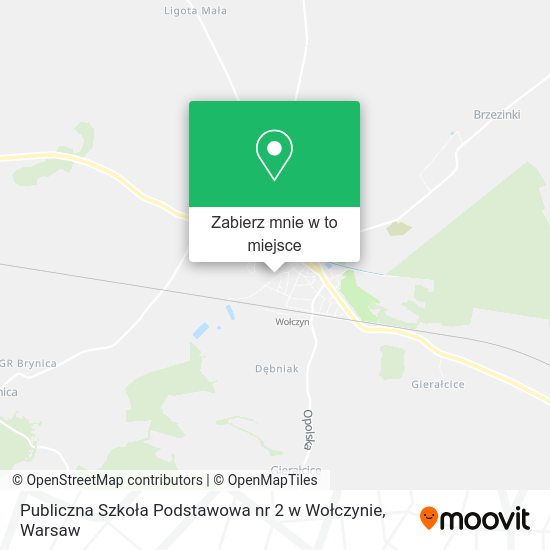 Mapa Publiczna Szkoła Podstawowa nr 2 w Wołczynie