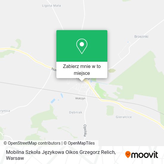 Mapa Mobilna Szkoła Językowa Oikos Grzegorz Relich