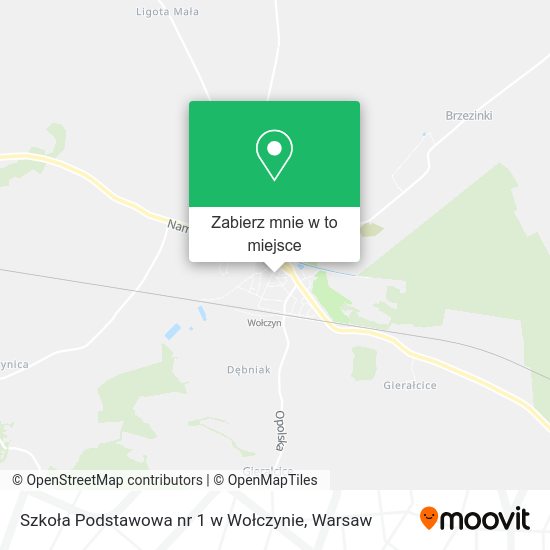 Mapa Szkoła Podstawowa nr 1 w Wołczynie