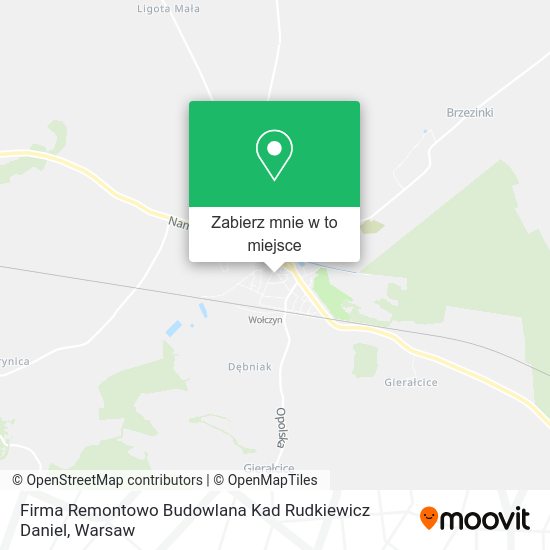 Mapa Firma Remontowo Budowlana Kad Rudkiewicz Daniel