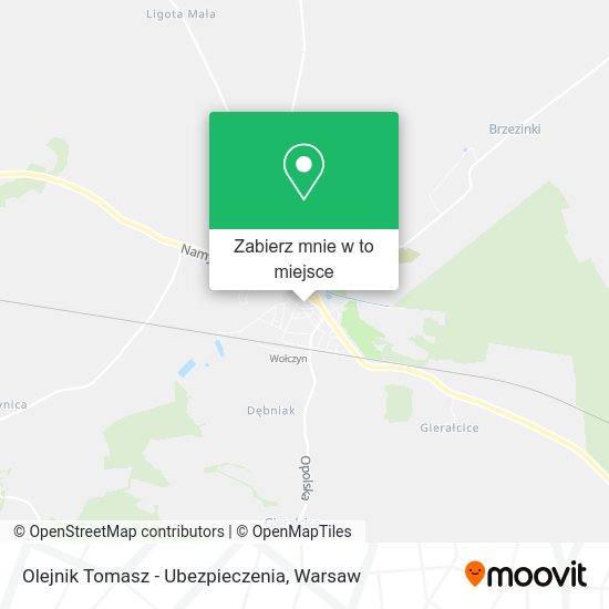 Mapa Olejnik Tomasz - Ubezpieczenia