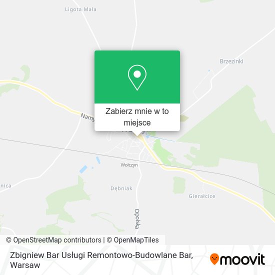 Mapa Zbigniew Bar Usługi Remontowo-Budowlane Bar