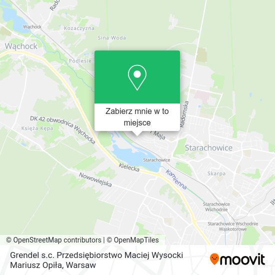 Mapa Grendel s.c. Przedsiębiorstwo Maciej Wysocki Mariusz Opiła