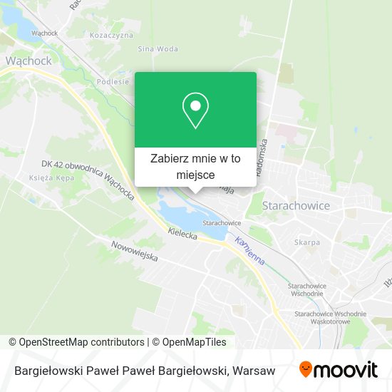 Mapa Bargiełowski Paweł Paweł Bargiełowski