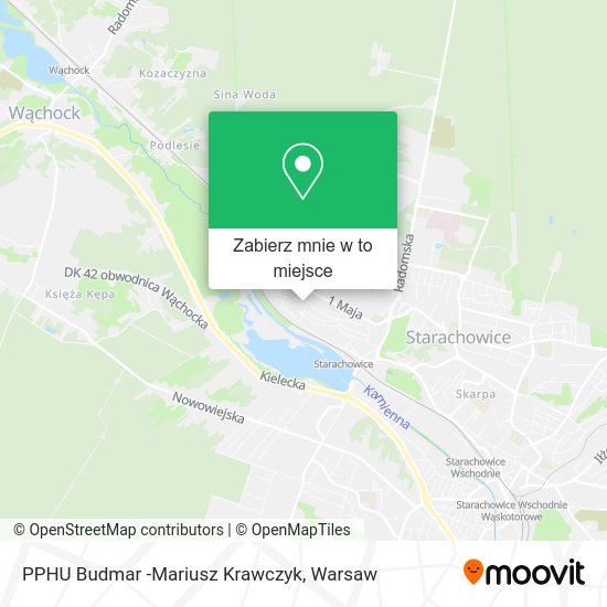 Mapa PPHU Budmar -Mariusz Krawczyk