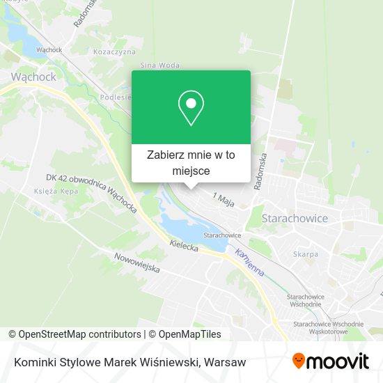 Mapa Kominki Stylowe Marek Wiśniewski