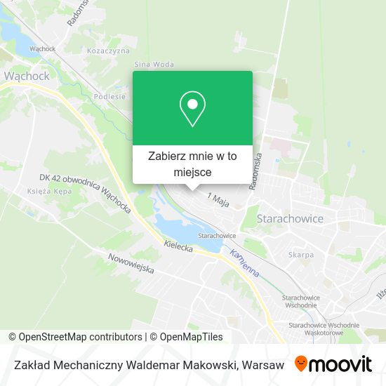 Mapa Zakład Mechaniczny Waldemar Makowski