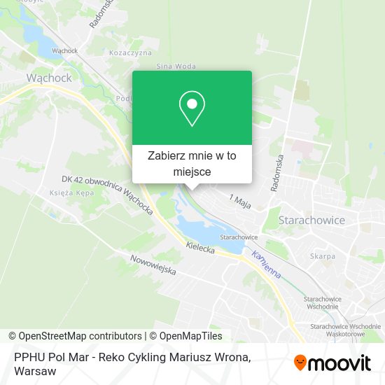 Mapa PPHU Pol Mar - Reko Cykling Mariusz Wrona