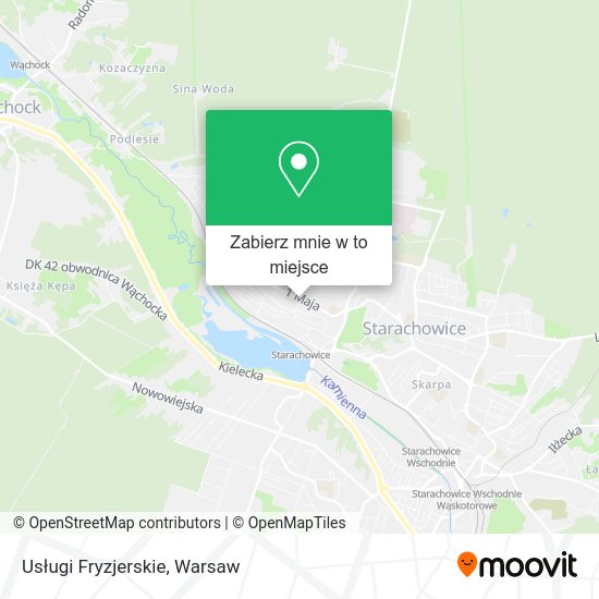 Mapa Usługi Fryzjerskie