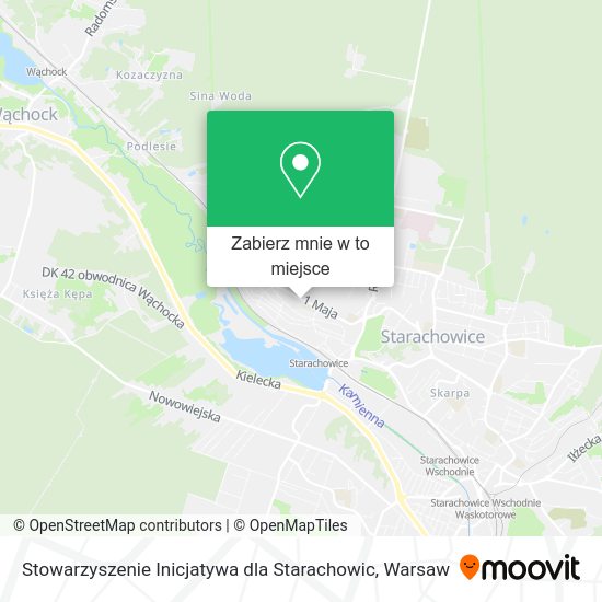 Mapa Stowarzyszenie Inicjatywa dla Starachowic