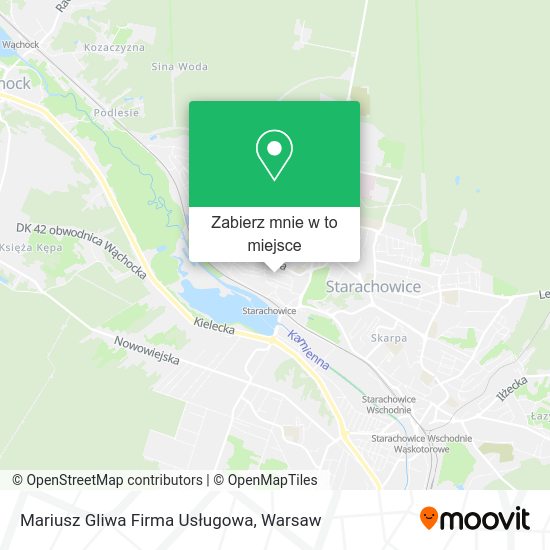 Mapa Mariusz Gliwa Firma Usługowa