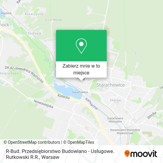 Mapa R-Bud. Przedsiębiorstwo Budowlano - Usługowe. Rutkowski R.R.