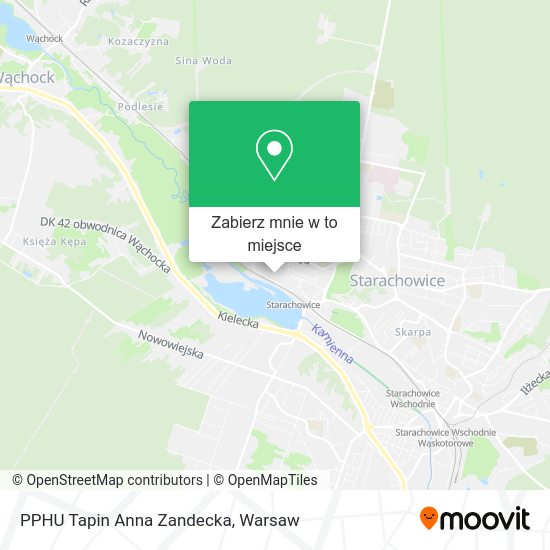 Mapa PPHU Tapin Anna Zandecka