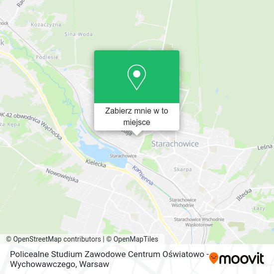 Mapa Policealne Studium Zawodowe Centrum Oświatowo - Wychowawczego