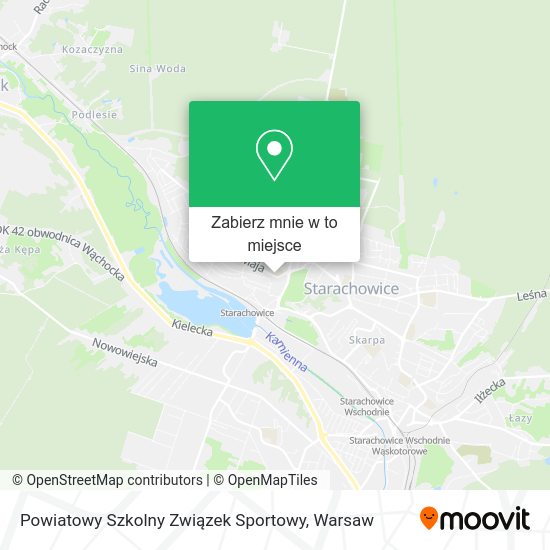 Mapa Powiatowy Szkolny Związek Sportowy