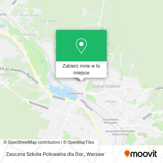 Mapa Zaoczna Szkoła Policealna dla Dor.