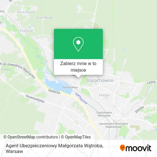 Mapa Agent Ubezpieczeniowy Małgorzata Wątroba