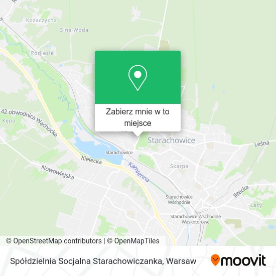 Mapa Spółdzielnia Socjalna Starachowiczanka