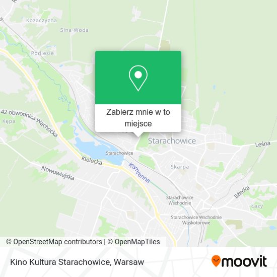 Mapa Kino Kultura Starachowice