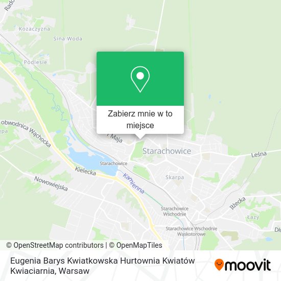 Mapa Eugenia Barys Kwiatkowska Hurtownia Kwiatów Kwiaciarnia