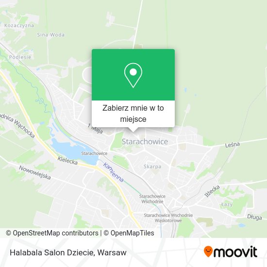 Mapa Halabala Salon Dziecie