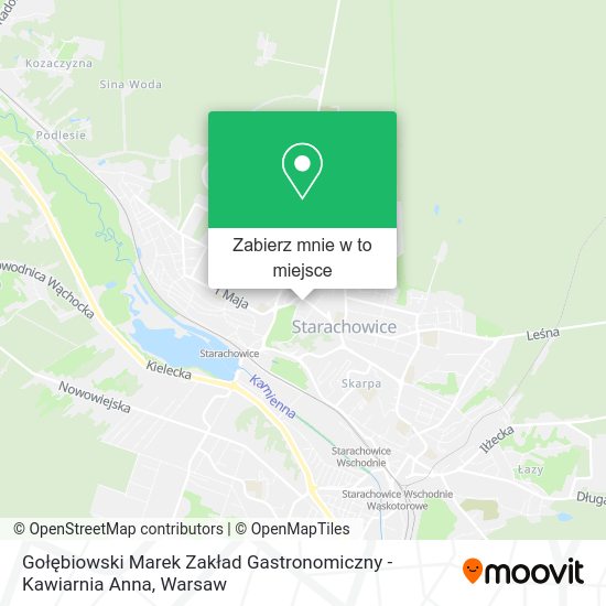 Mapa Gołębiowski Marek Zakład Gastronomiczny - Kawiarnia Anna