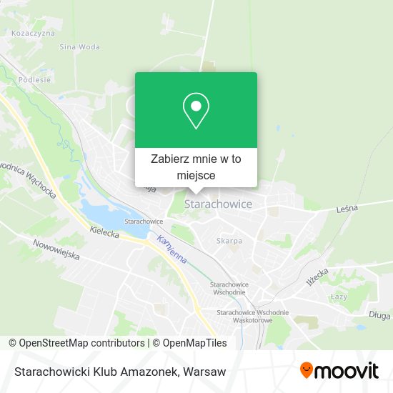 Mapa Starachowicki Klub Amazonek