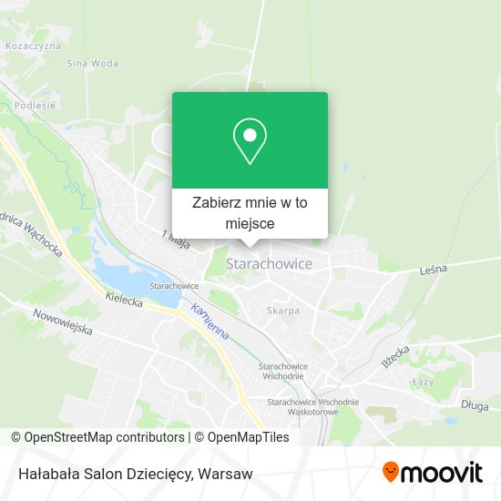 Mapa Hałabała Salon Dziecięcy