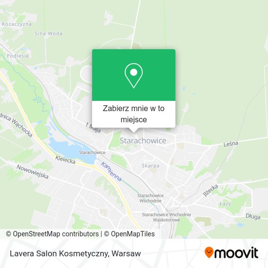 Mapa Lavera Salon Kosmetyczny