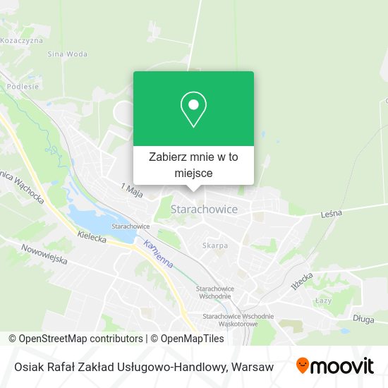 Mapa Osiak Rafał Zakład Usługowo-Handlowy