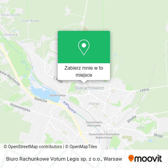 Mapa Biuro Rachunkowe Votum Legis sp. z o.o.