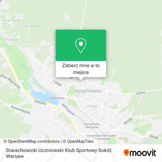 Mapa Starachowicki Uczniowski Klub Sportowy Sokół