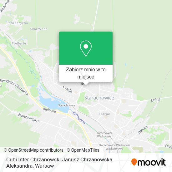 Mapa Cubi Inter Chrzanowski Janusz Chrzanowska Aleksandra