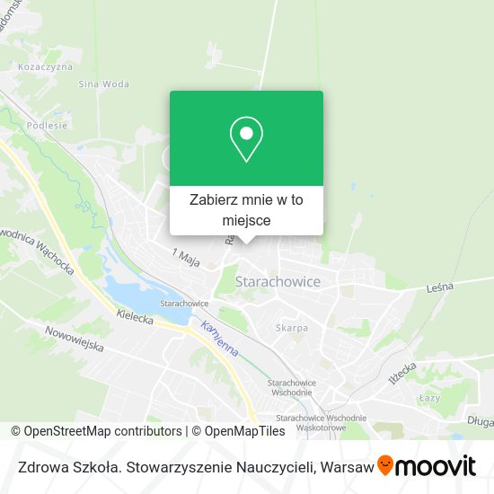 Mapa Zdrowa Szkoła. Stowarzyszenie Nauczycieli