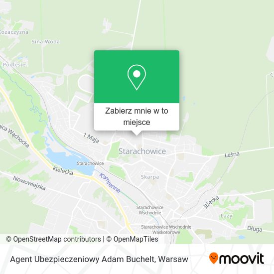 Mapa Agent Ubezpieczeniowy Adam Buchelt