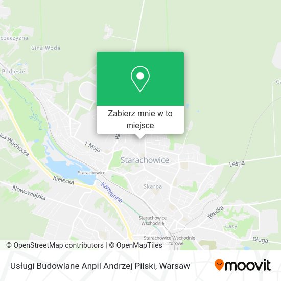 Mapa Usługi Budowlane Anpil Andrzej Pilski