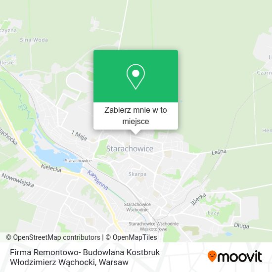 Mapa Firma Remontowo- Budowlana Kostbruk Włodzimierz Wąchocki