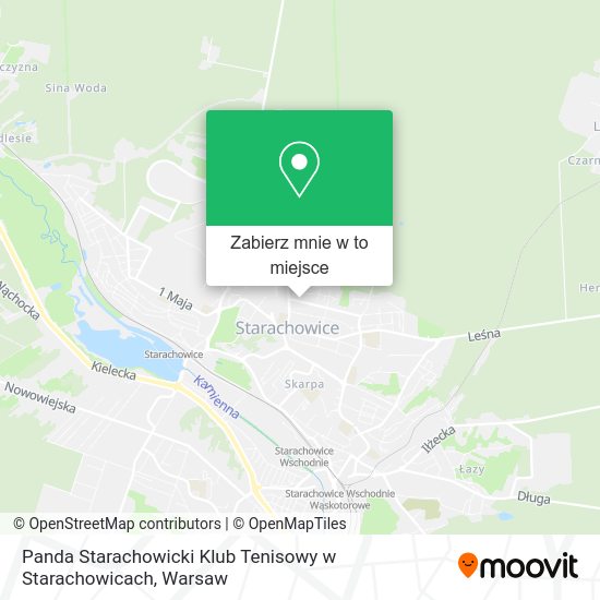 Mapa Panda Starachowicki Klub Tenisowy w Starachowicach