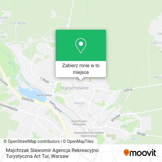 Mapa Majchrzak Slawomir Agencja Rekreacyjno Turystyczna Art Tur