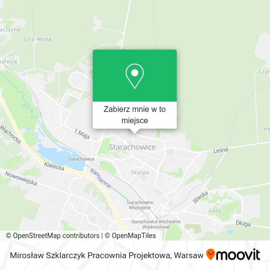 Mapa Mirosław Szklarczyk Pracownia Projektowa