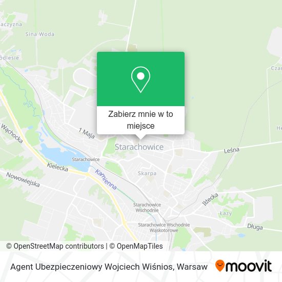 Mapa Agent Ubezpieczeniowy Wojciech Wiśnios