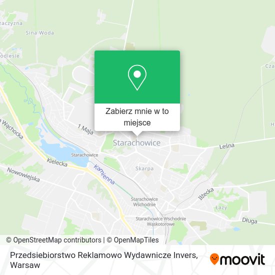 Mapa Przedsiebiorstwo Reklamowo Wydawnicze Invers