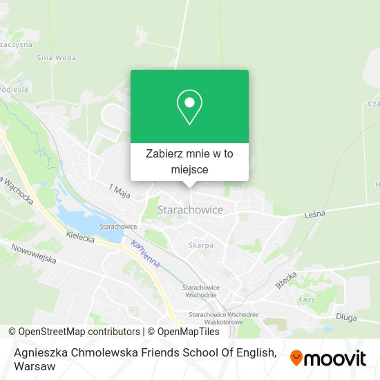 Mapa Agnieszka Chmolewska Friends School Of English