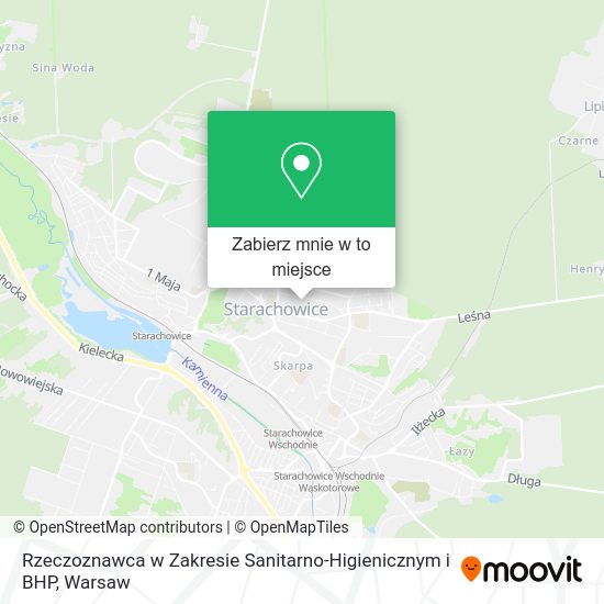 Mapa Rzeczoznawca w Zakresie Sanitarno-Higienicznym i BHP