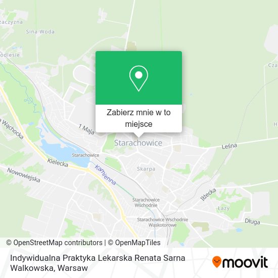 Mapa Indywidualna Praktyka Lekarska Renata Sarna Walkowska